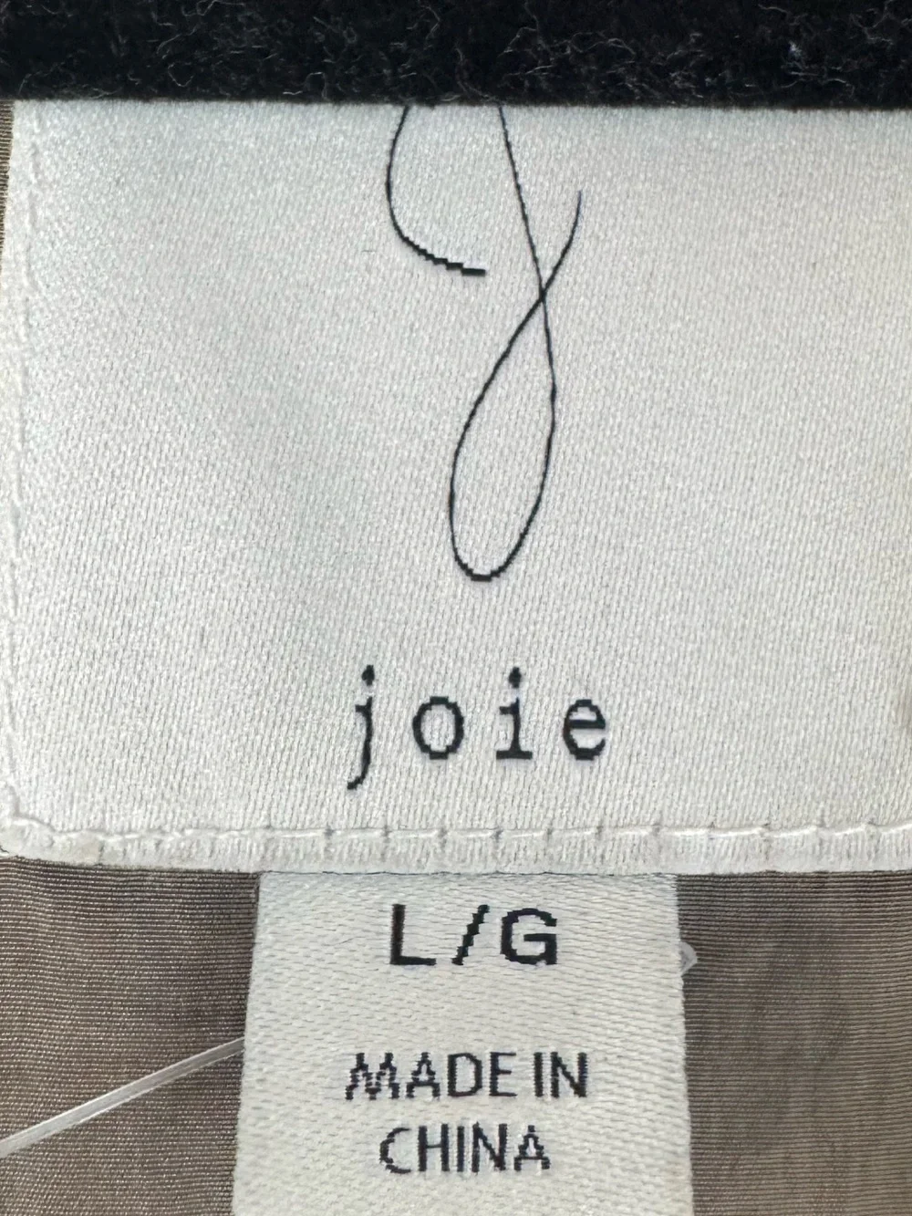 JOIE Women's Large Olive Green Quilted Bomber Jacket Pockets Nylon Lg L - Picture 3 of 7
